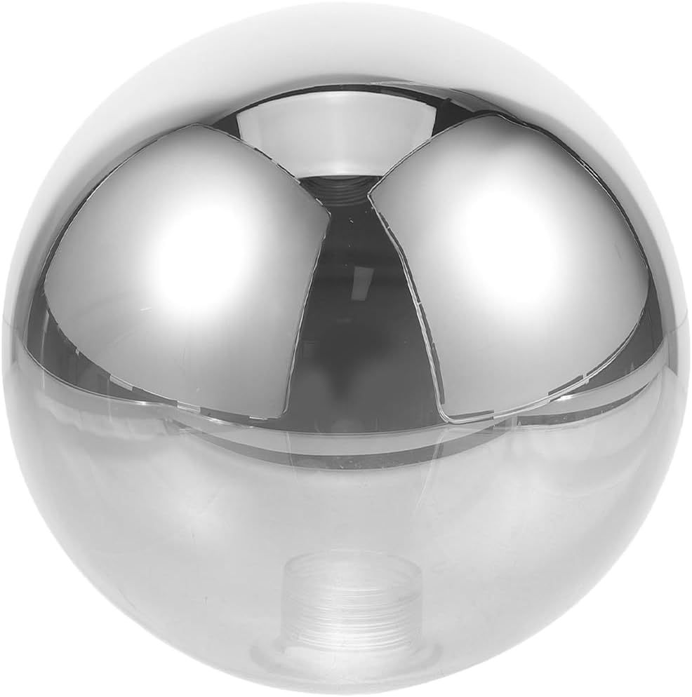 ARTIBETTER Smoke Glass Globe Lampshade 5.9 Inch Round Replacement Shade for Pendant Lights Chandeliers and Wall Sconces Modern Lamp Decoration