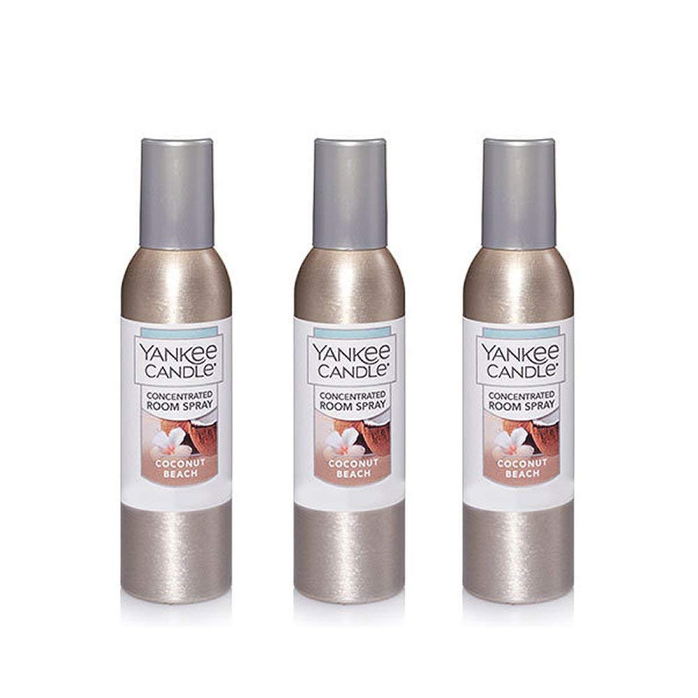 Yankee Candle Concentrated Room Spray 3-PACK (Coconut Beach)