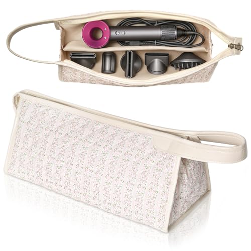 Gosect �w�A�c�[�� �g���x���o�b�O Dyson Airwarp Styler�Ή� �|�[�^�u���w�A�h���C���[ �L�����[�P�[�X Shark Flex�X�^�C�� �J�[�����O�A�C���� �t���b�g�A�C���� �z�b�g�c�[�����[�o�b�O(�s���N�t���[����)