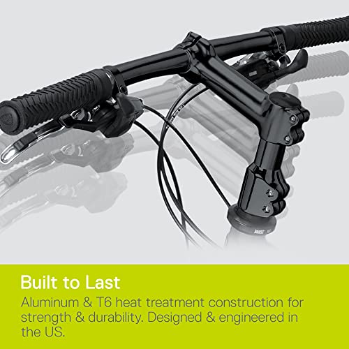 Bike Stem Raiser Handlebar Extender By Delta Cycle - Increases Bar Height Up To 4.6" - Riser Adapter For Mountain Bike (Mtb), Hybrid, Road Bike, With Durable Aluminum Construction #TOP4