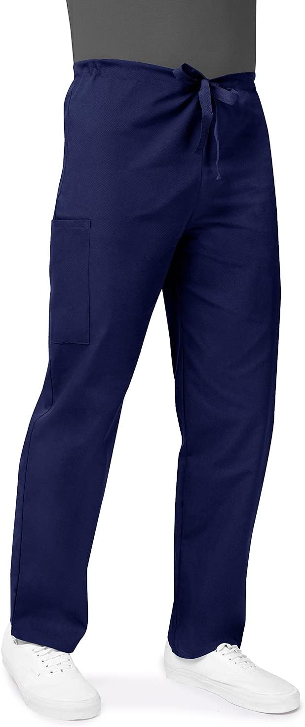 Adar Universal Unisex Scrubs - Drawstring Tapered Leg Scrub Pants