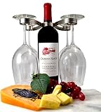 Mango Steam Easy Slip on Wine Glass Holder Silver