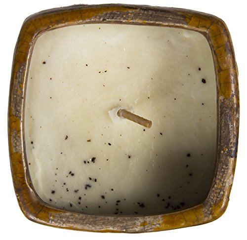 Swan Creek "Roasted Espresso" 9 Oz., 45+ Hour Candle In Square Pottery #TOP2