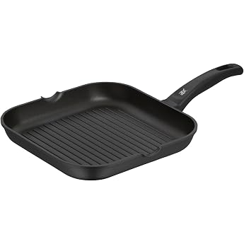 WMF grilling pan 27 x 27 cm aluminium non-stick coated Durit Protect Plus non-stick coating Black 27 cm