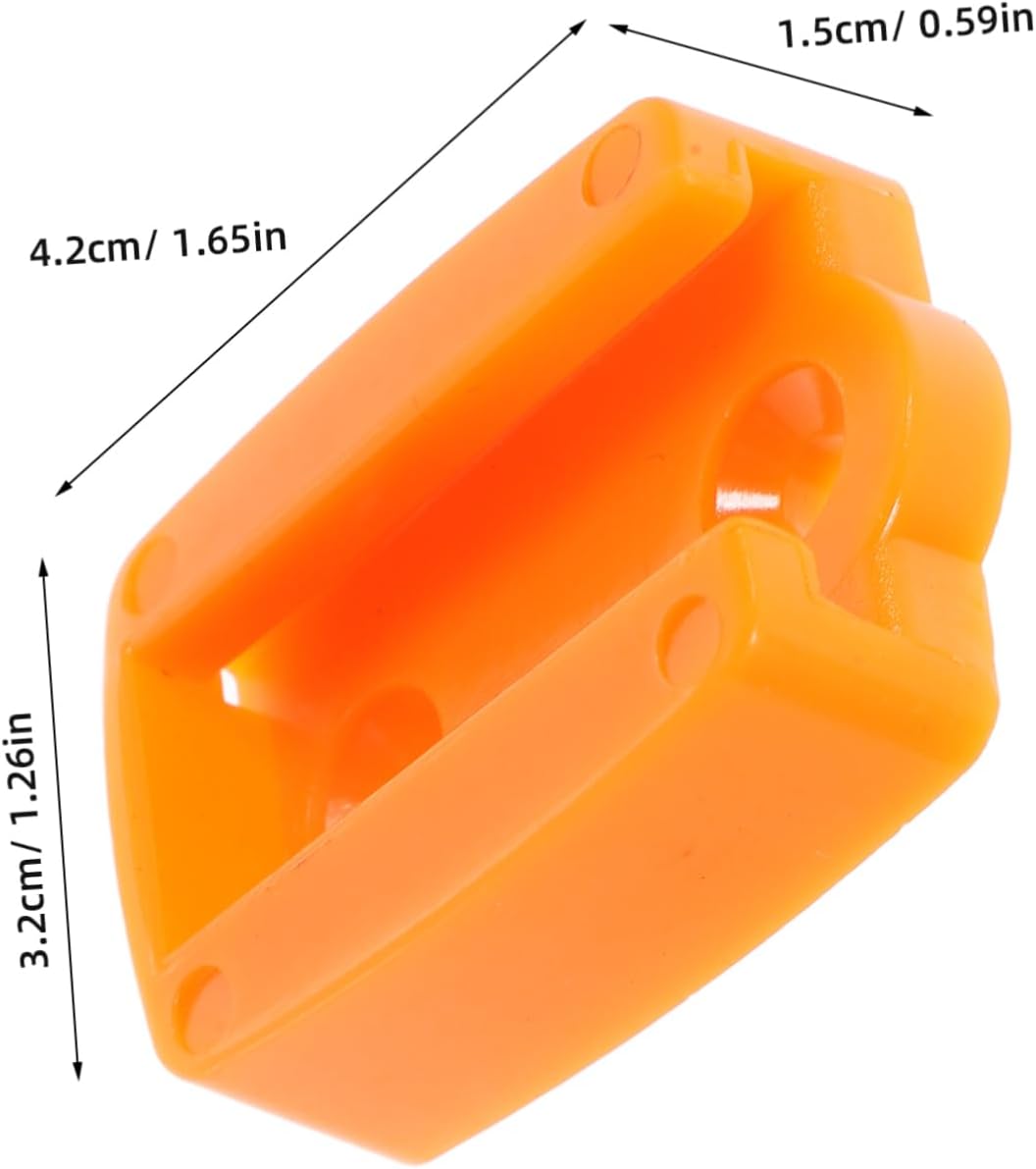 5pcs Replaceable Peeler Rack for Orange Juicer Compact Plastic Base for Peeling Machine Compatible Home Use and Food Service
