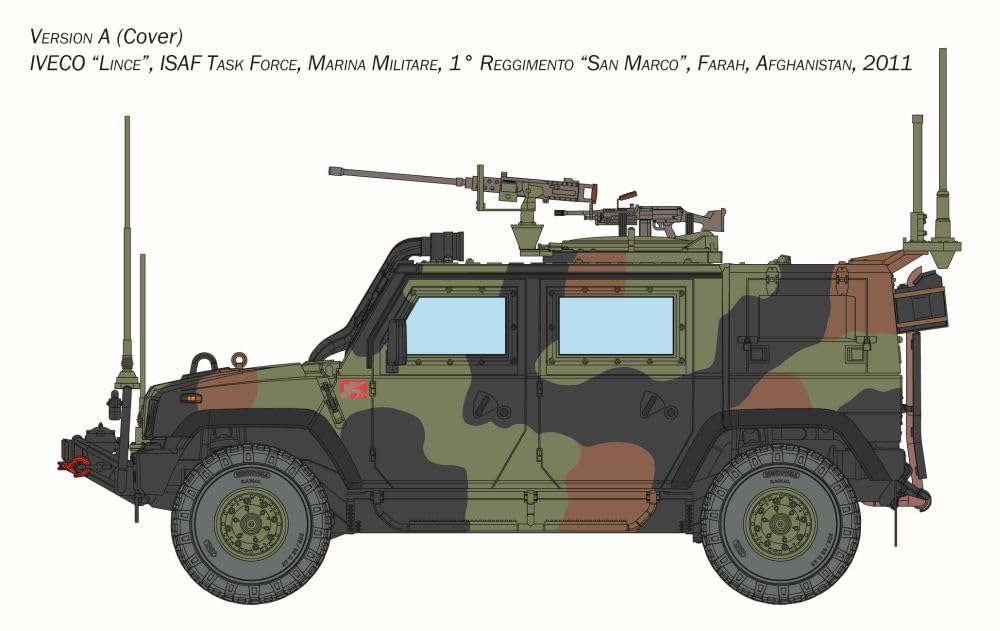 Italeri 6766 VTLM Lince, scala 1:35, Plastic Model Kit/Modello in plastica da montare