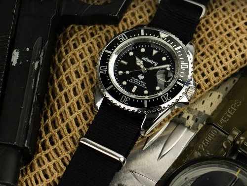 Infantry IN-019-S-BN - Orologio da polso da uomo