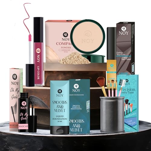 Noy Makeup Kit Combo Long-Lasting Formula, Perfect for Parties and Celebrations Pack of 10#130