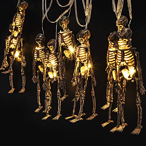 Hiboom-Halloween-Skeleton-Skull-Lighted-Holiday-Displays-20-LEDs-8-Modes-Waterproof-Battery-Operated-Lighted-Holiday-Displays-Spooky-Decorations-for-Indoor-Outdoor-Warm-White