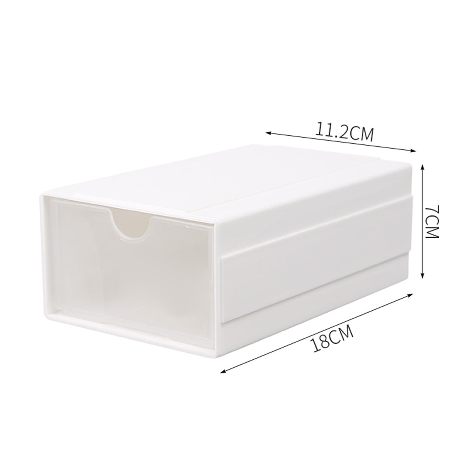 lvifloae Drawer Storage Box plastic storage organizer Plastic Desktop Drawer Storage Organizer Space Saving Multipurpose Drawer Container small drawers for Office Dormitory Bedroom