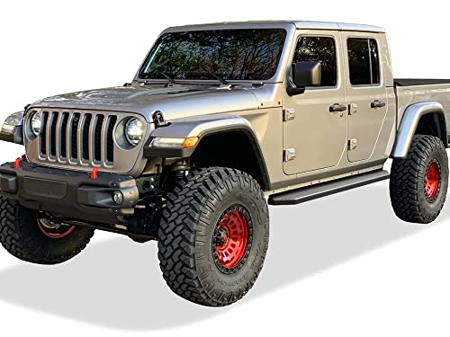 Estribos Tuxtreme 6 pulg Acero Inoxidable Negro para Jeep Gladiator 2020-2026 miniatura 6