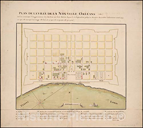 Historical Map Plan Ville