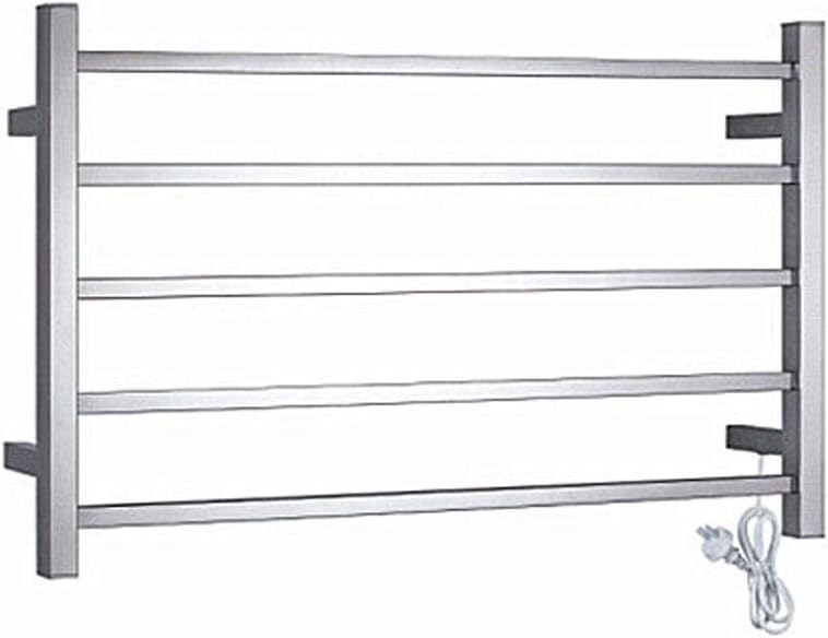 APUM Towel Warmer, Electric Towel Rack, Electric Towel Warmer, Wall Mounted Stainless Steel Towel Heater for Home Bathroom,510x 800x 110mm,Plugin
