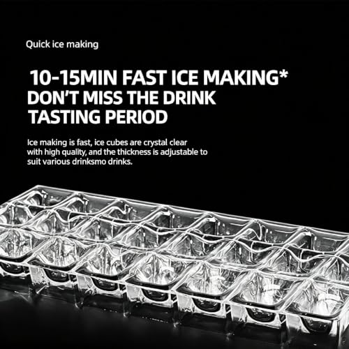Fabricadora de hielo de sobremesa 77 lbs capacidad miniatura 4