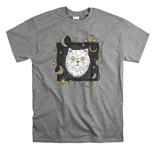 T-shirt Cosmic Cat Amber Eyes XL la solution confort pour un style unisexe sans effort