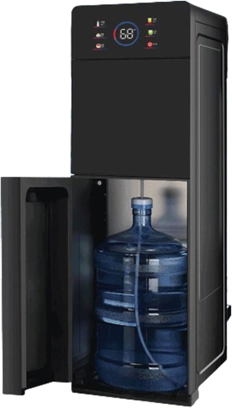 ITOSUI Bottom Load Water Cooler Dispenser For 5 Gallon Bottles, Hot, Room & Cold, Great For Home Or Office, Selectable Water Volume, Empty Bottle Alert