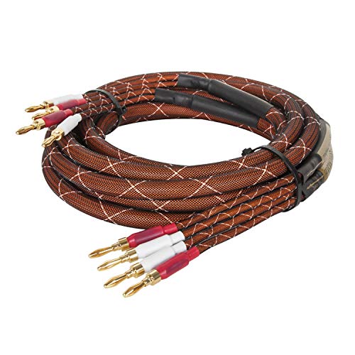 Krüger&Matz Highend KM0335 - Cable para altavoces (OFC y conector tipo banana, 2 x 3 m)