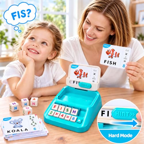 Matching Letter Games for Kids, Spelling & Math Learning Educational Toys for 3-8 Year Old Boys Girls, Sight Words Alphabet Flash Cards, Preschool Kindergarten Gift for Toddlers 4 5 6 7 Year Olds - image 6