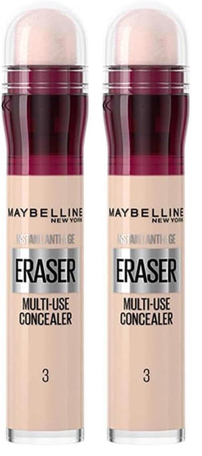 MAYBELLINE Eye Concealer, 03 Fair, 6.8 milliliter (Packung mit 2)