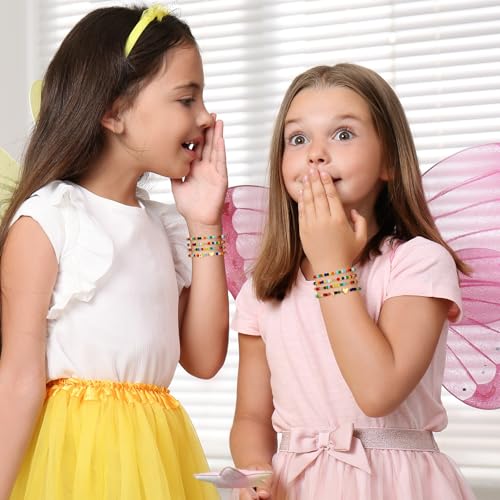 4PCS Initial Colorful Beaded Bracelets Initial Bracelets for Teen Girls Initial Colorful Beaded Bracelets Set Summer Boho Y2K Bohemian Stackable Letter A-Z Stretch Bracelets Birthday Jewelry Gifts2