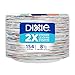 Dixie Medium Paper Plates, 8.5 Inch, 154 Count, 2X Stronger*, Microwave-Safe, Soak-Proof, Cut Resistant, Disposable Plates For Everyday Breakfast, Lunch, & Dinner Meals