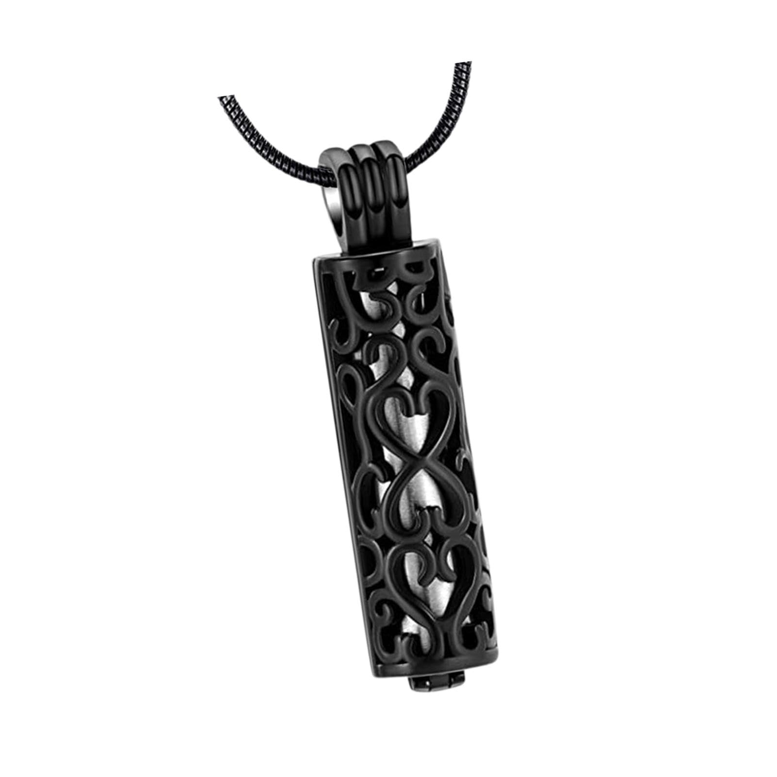 Médaillon pour cendres sécurisé, collier urne funéraire étanche