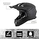 MTR X7B Evo Motocross Helm, ECE 22.06 Geprüfter Motorradhelm, Crosshelm ohne Visier, Cross Helm Motorrad mit Belüftung & Entlüftung, Downhill Helm Geeignet als Fullface Helm MTB, Schwarz, XL