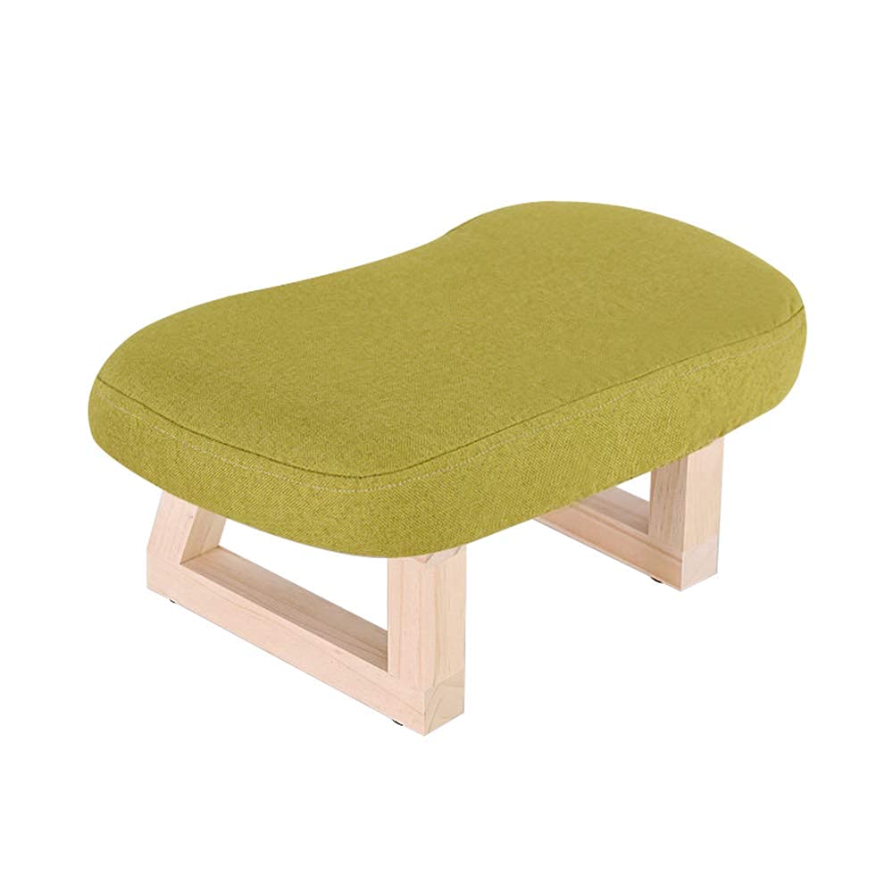 Repose-Pieds en Tissu Aspect Lin pour Soulager les Jambes Lourdes