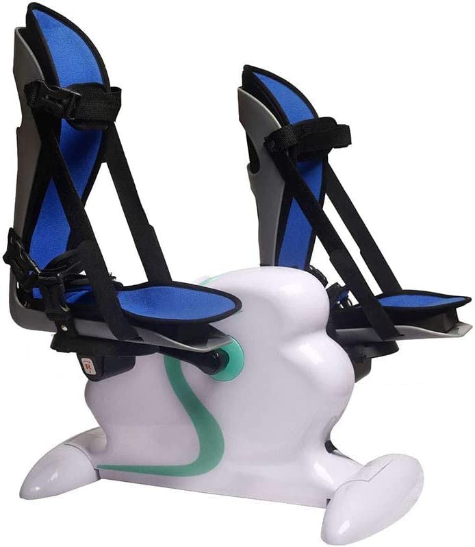 UMJIGF Motorized Electric Pedal Exerciser, Fitness Exercise Bike for Hand, Arm, Knee & Leg, Mini Cycling Equipment,White-Cotton Bracket