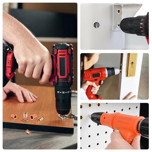 120 Stück Nietmuttern M5 Einpressmuttern Kohlenstoffstahl HüLsenmutter M5 Verzinkt Gewindenieten M5 Runde Flachkopf Einziehmuttern Blindnietmutter Verwendet für Metallplatte Elektrische Industrielle