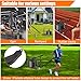 Weight Sled for Training - Heavy Duty Football Sled for Lineman, Sled Pull Workouts, Speed & Strength Training, Football Blocking Sled, Running Sled for Athletes, Weighted Sled for Outdoor & Indoor Workouts (push Black)