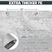 TICONN Heavy Duty Tarp Cover, Extra Thick Tarps Waterproof Tear and Rip Proof UV Resistant Tarpaulin with Reinforced Grommets and Edges (5.5 Mil, 6'x8')