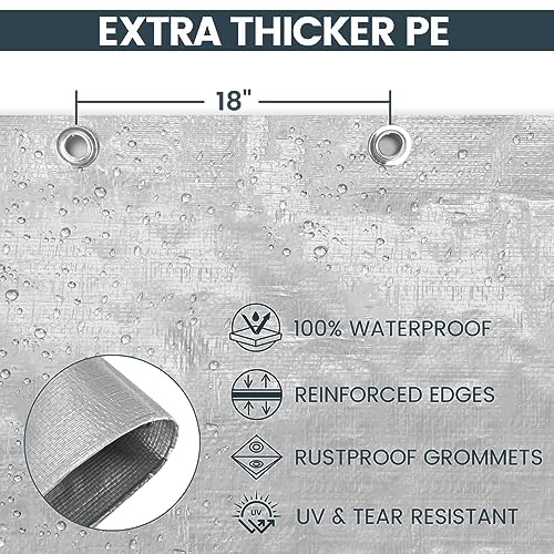 TICONN-Heavy-Duty-Tarp-Cover-Extra-Thick-Tarps-Waterproof-Tear-and-Rip-Proof-UV-Resistant-Tarpaulin-with-Reinforced-Grommets-and-Edges-55-Mil-6x8