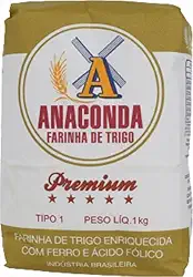 Farinha de Trigo Tipo 1 1Kg Anaconda Premium