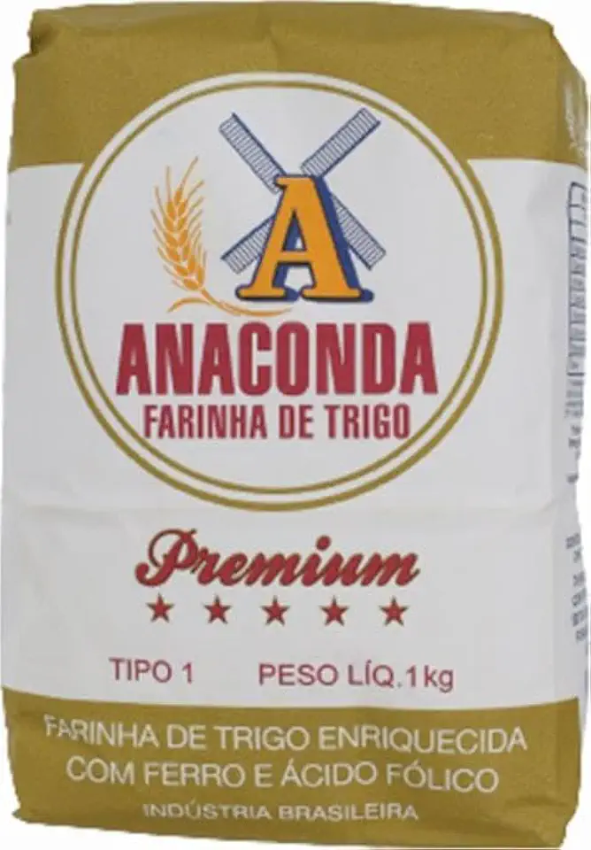 Farinha de Trigo Tipo 1 1Kg Anaconda Premium