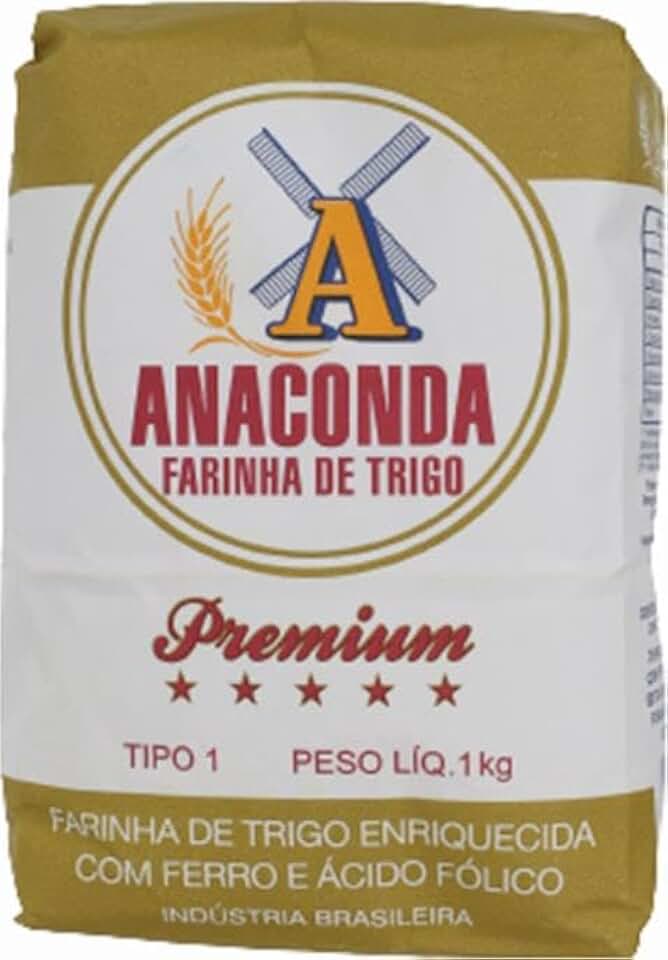 Farinha de Trigo Tipo 1 1Kg Anaconda Premium