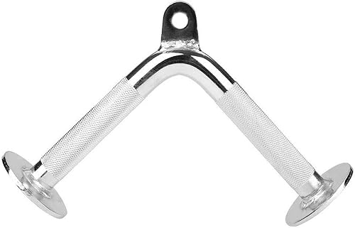 FITNESS MANIAC LAT accesorio para máquina de prensa extraíble  Multi-opción barra LAT, mango en D, barra tríceps en forma de V, mango doble D,