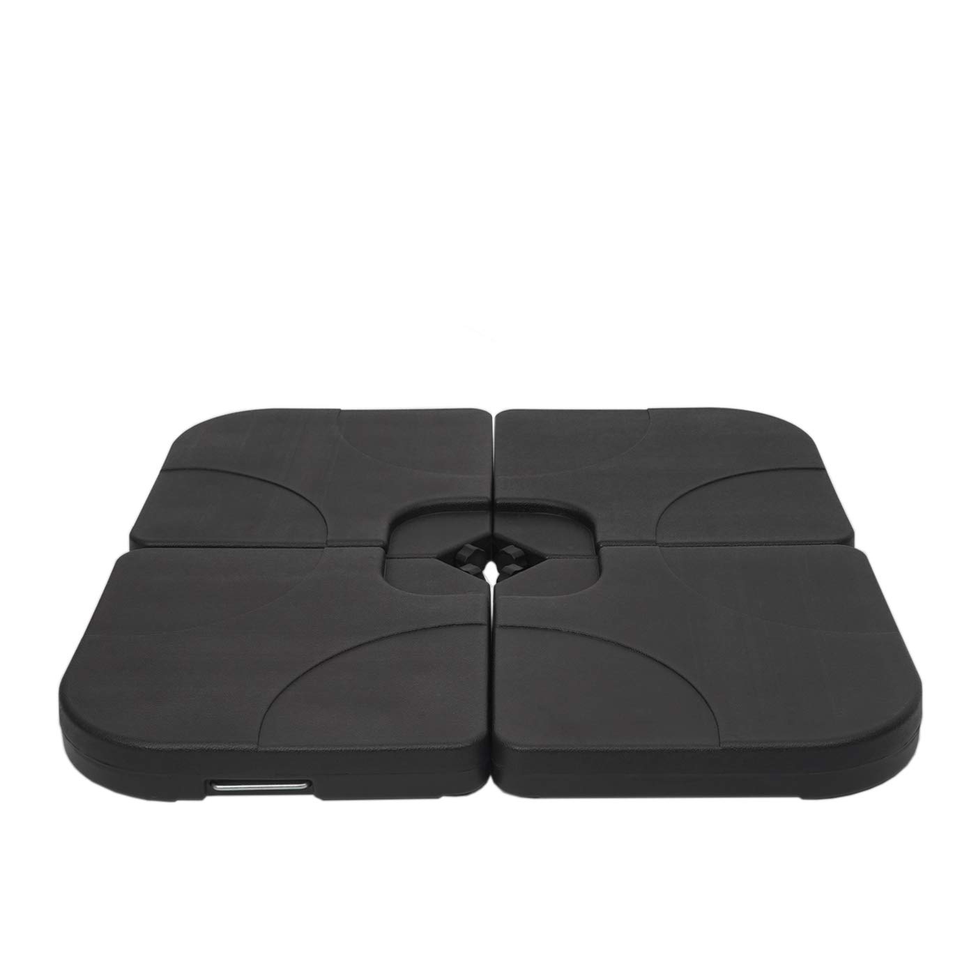 Mendler Sonnenschirmständer HWC-F78 für Bodenkreuz, befüllbar 100kg