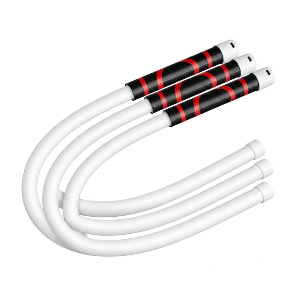 Luce da lavoro flessibile a LED per ispezione meccanica, 68 cm, ricaricabile, USB-C, gancio magnetico per ispezioni automobilistiche, officina e manutenzione (confezione da 3)