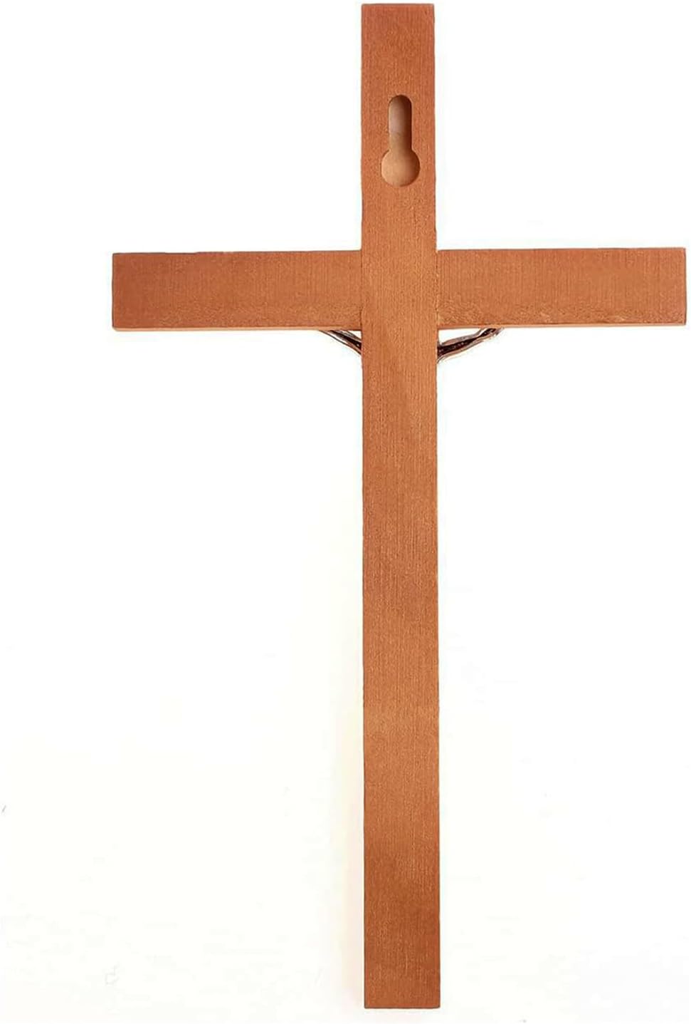 YI Boutique Crucifix Wall Cross, Handmade Catholic Crosses, 8 Inch, with Wooden Rosary, Wall crucifixes, Wood Crucifix for Wall, Jesus Christian Wall Hanging Cross - Image 4
