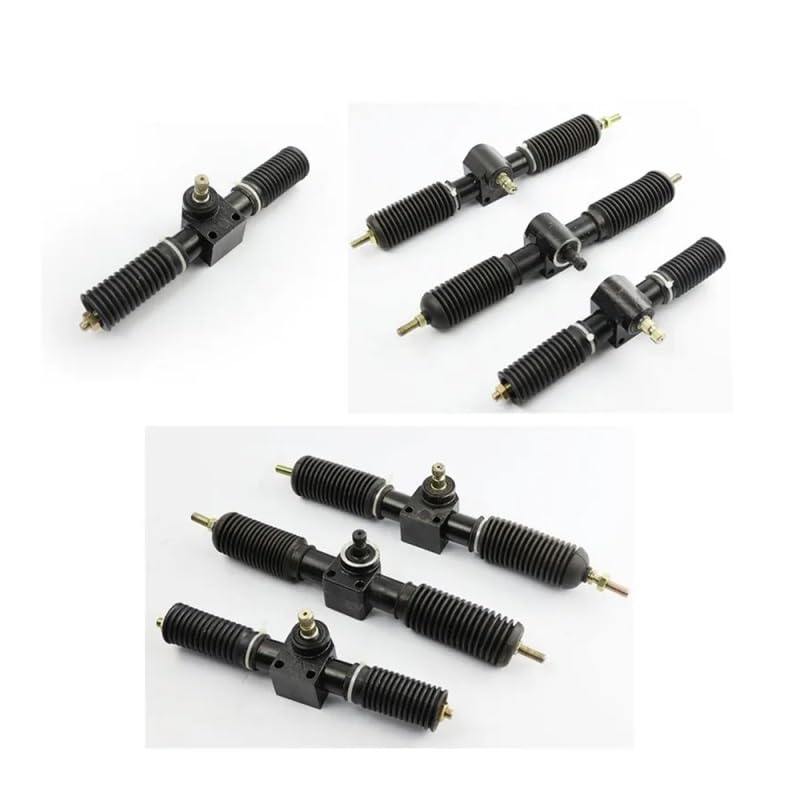 Kit de cremallera de dirección UTV de 430mm con botas reforzadas 4
