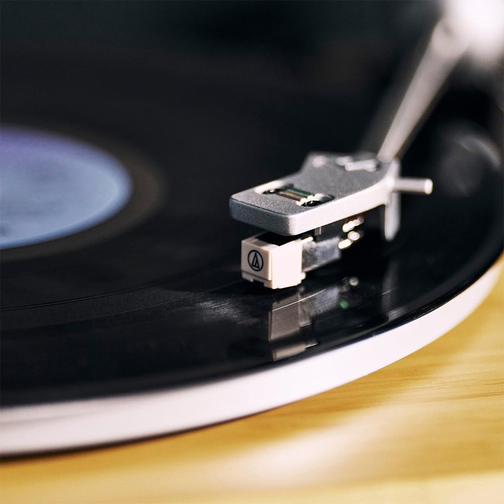 House of Marley Stir It Up Wireless 2 Bluetooth-Plattenspieler - Bambus | Vinyl Player, 33/45 U/Min, nachhaltig gefertigter Schallplattenspieler, Audio-Technica Tonabnehmer & integr. Vorverstärker