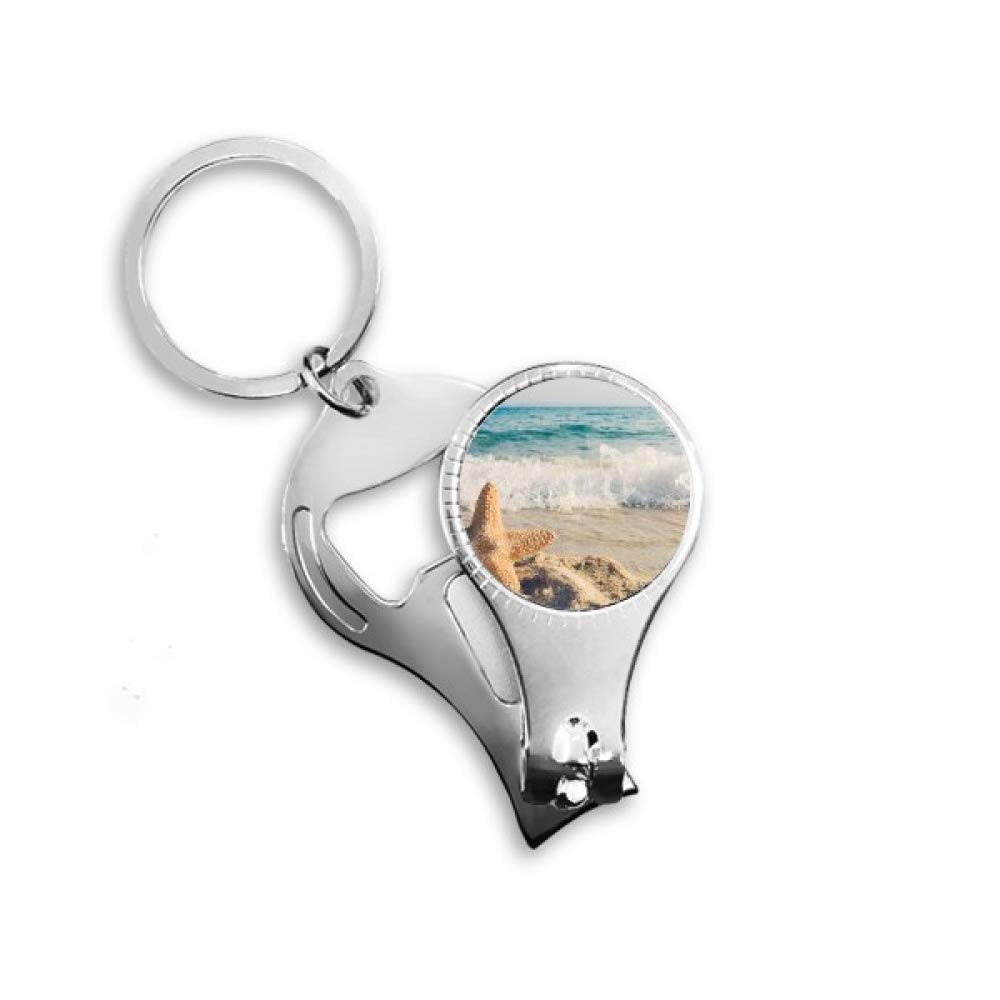 Décapsuleur étoile de mer sable avec anneau pratique