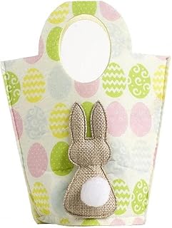 Zonster Tissu De Lapin De Pâques Décoration D'oeufs Panier De Rangement Sucrerie Sacs Coffrets Cadeaux pour Le Mariage