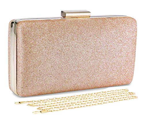 Image of Selight Glitter Clutch Purse for Women Wedding Evening Bag Sparkle Formal Bridal Purse Ladies Prom Cocktail Party Handbag