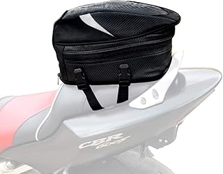 JFG RACING wasserdichte multifunktionale Gepäcktasche/Sitztasche fürs Motorrad, aus PU-Leder, Aufbewahrung für Motorradhel...