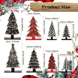 8pcswoodenchristmastreestabletopdecorrusticchristmasdecorwoodentreessignforhomeofficefireplacefarmhousepartyxmascenterpieces  Urban Country Home Decor 8 pcs wooden christmas trees tabletop decor rustic christmas decor wooden trees sign for home office fireplace farmhouse party xmas centerpieces  urban country home decor
