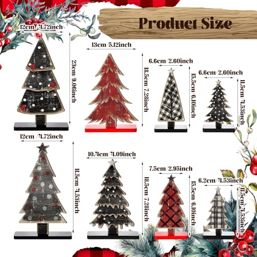 8pcswoodenchristmastreestabletopdecorrusticchristmasdecorwoodentreessignforhomeofficefireplacefarmhousepartyxmascenterpieces  Urban Country Home Decor 8 pcs wooden christmas trees tabletop decor rustic christmas decor wooden trees sign for home office fireplace farmhouse party xmas centerpieces  urban country home decor