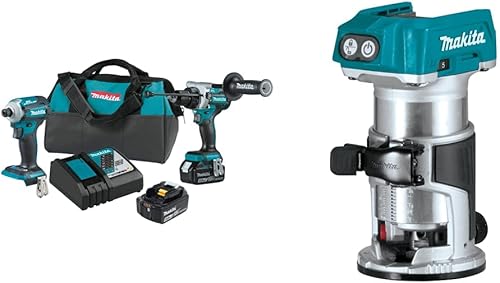 Miniatura 5 de Makita XT288T LXT - Kit combinado de 2 piezas sin escobillas de iones de litio de 18 V LXT 50 Ah y XAG11Z 1Z 18V LXT de iones de litio sin