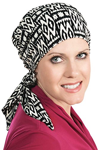 Boho Scarf | Pre Tied Head Scarves | Ready Tie Beanie Head Scarf4